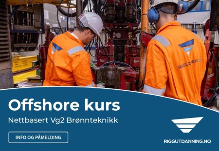 Vg2 Brønnteknikk Nettbasert Kurs - Oppstart 19.August